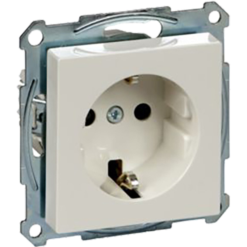 Schneider Electric wandcontactdoos inbouw RA KV Glanzend wit