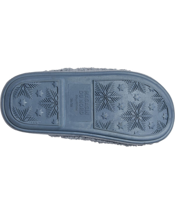 Magasin du Nord Collection Slipper in Curly upper - Sky Blue Sky blue