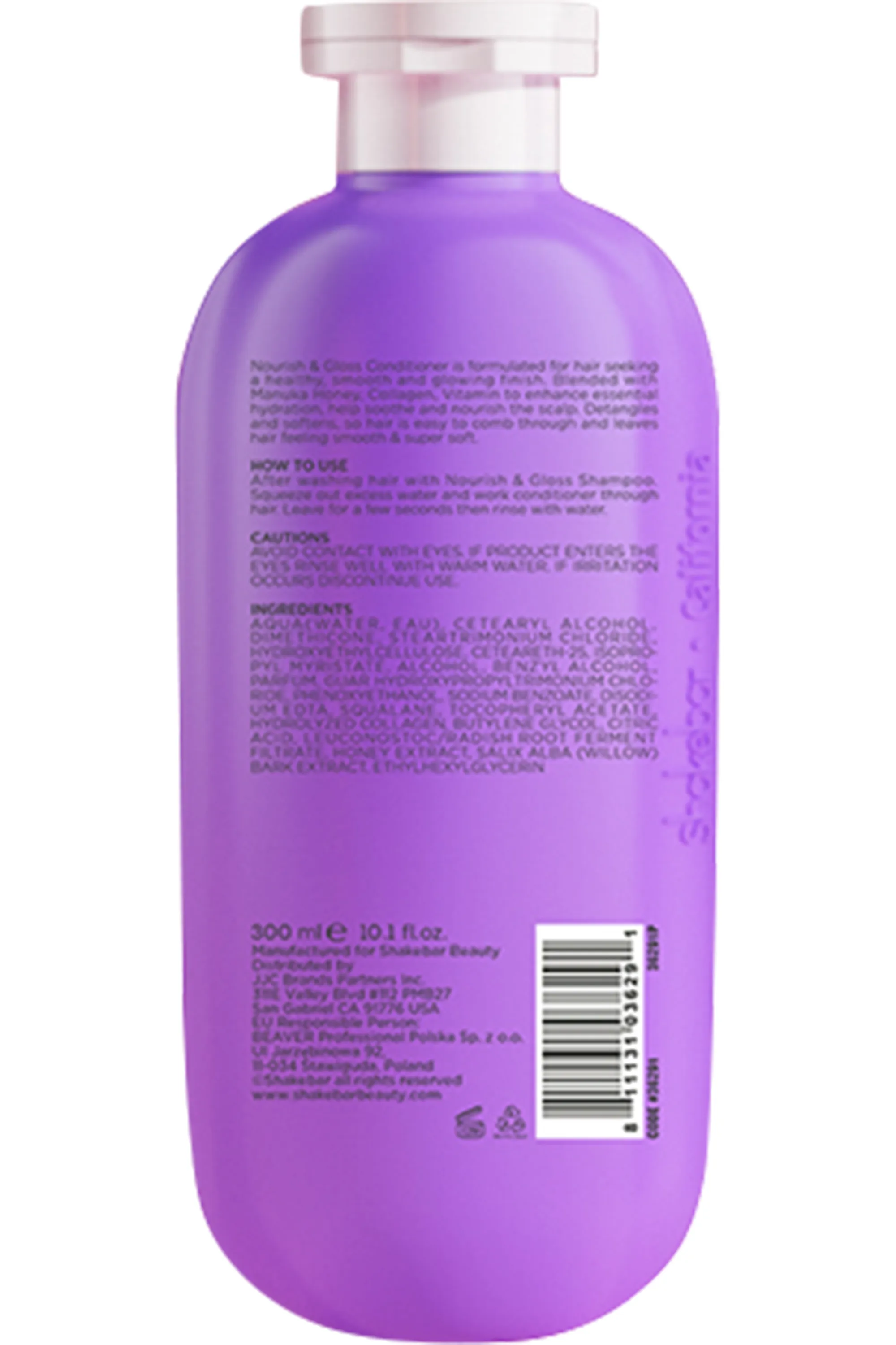 Shakebar Après-shampoing Nourish & Gloss-300 ml