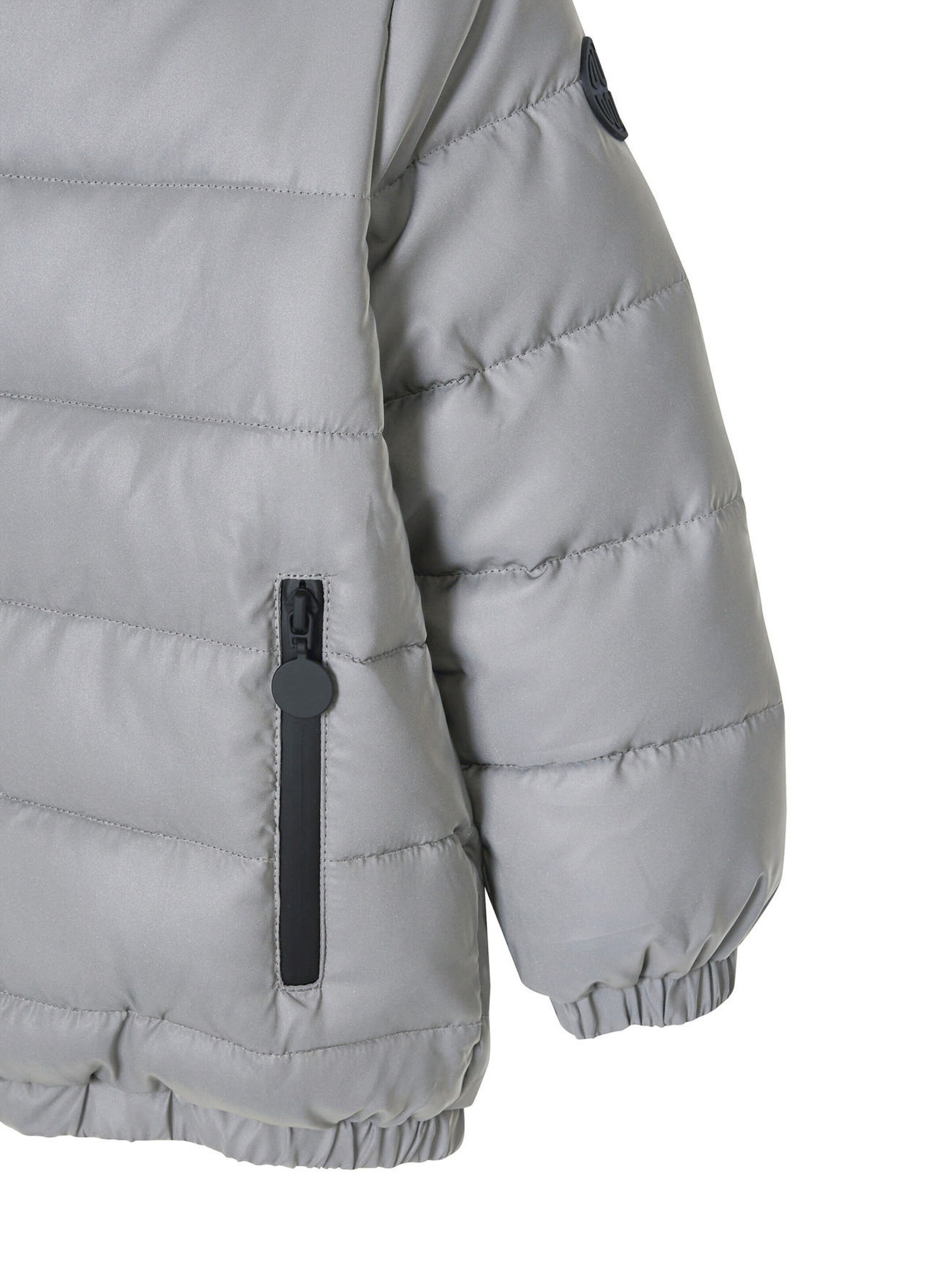 Vertbaudet Warme Jungen Steppjacke mit Recycling-Wattierung grau
