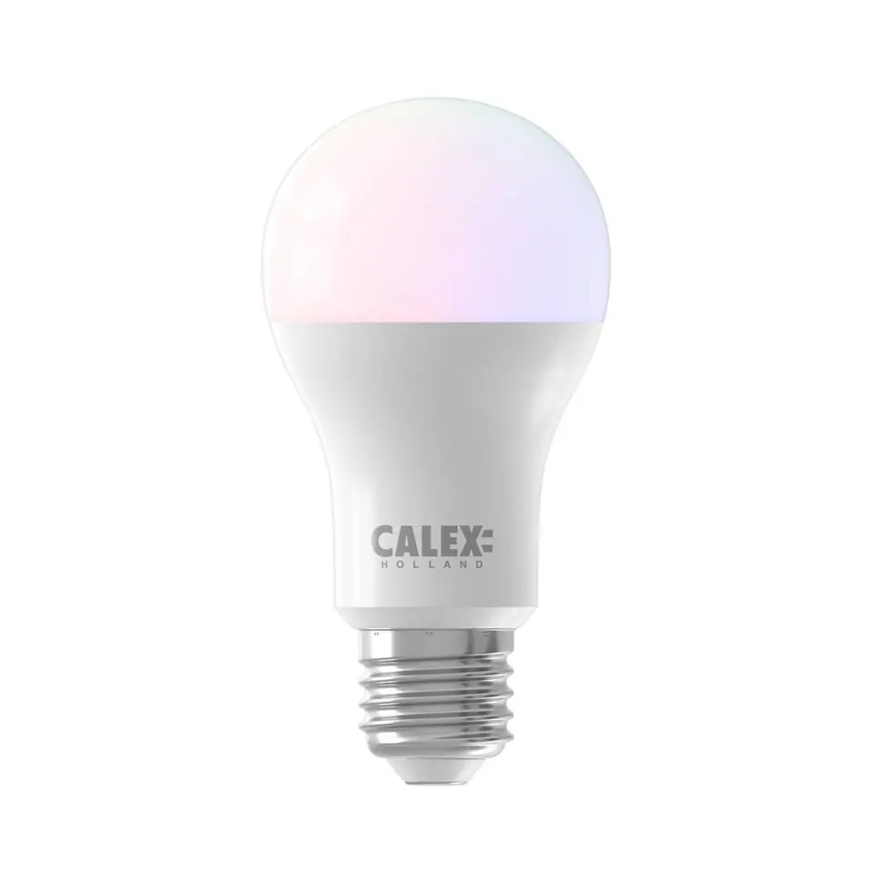 Calex Smart LED-standaardlamp RGB - wit - 8,5W