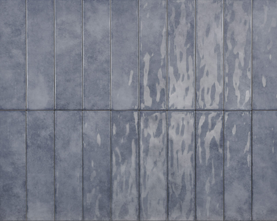 DTG Lord wandtegel 7.5x30cm blauw