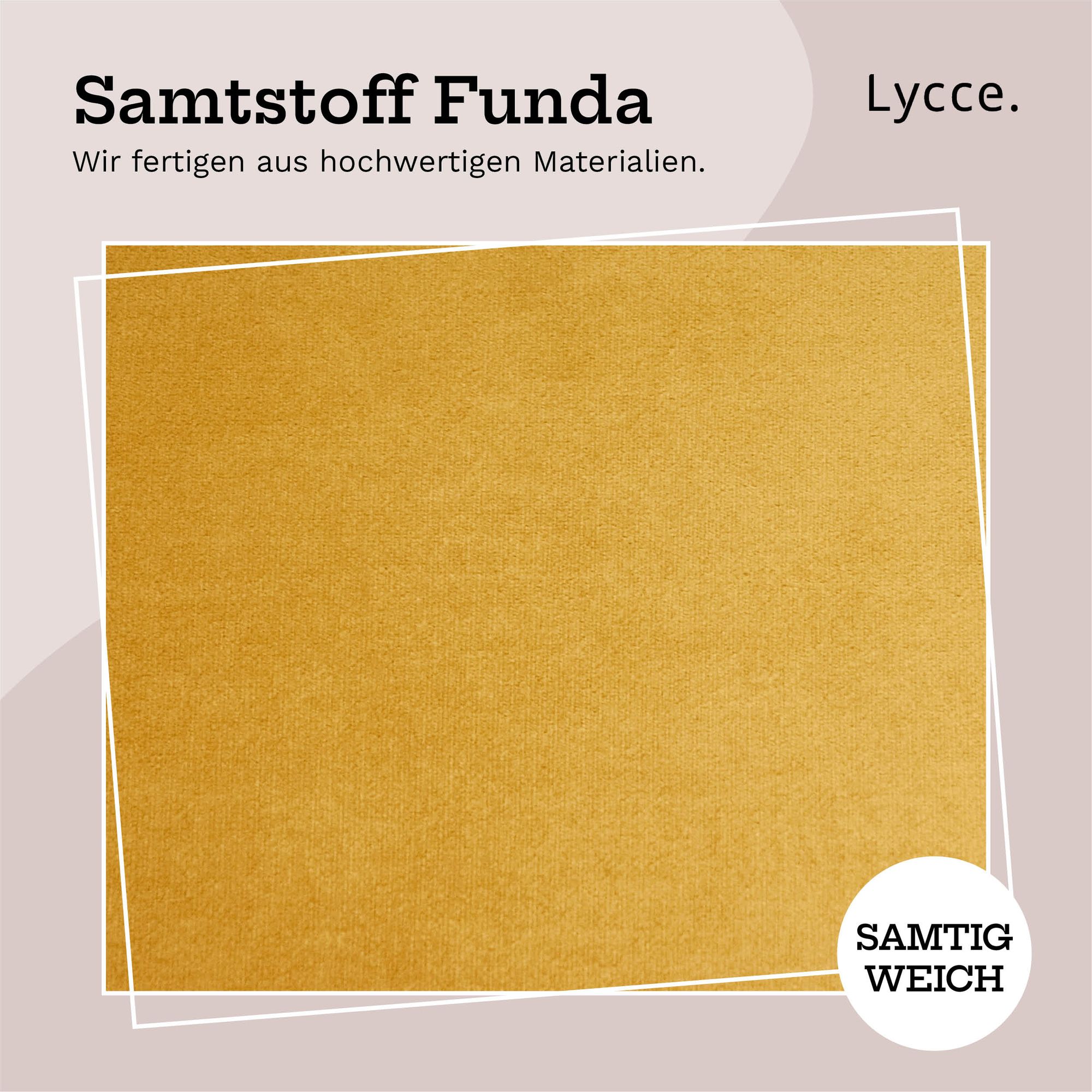 Lycce Kissenbezüge FUNDA 50x30 Retro Samt Kissenhülle Dekokissen-bezug