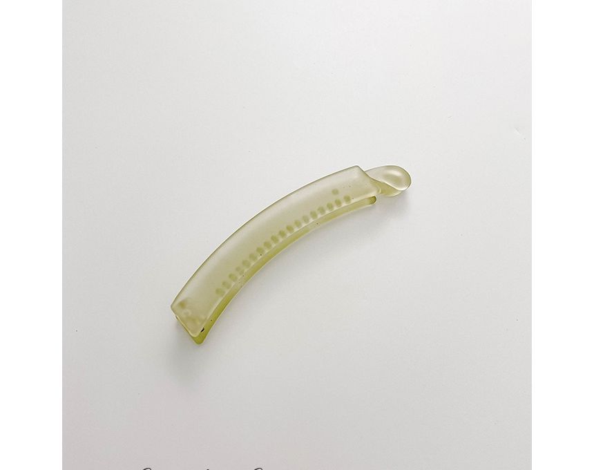 LIDO - Frosted Clear Banana Clip