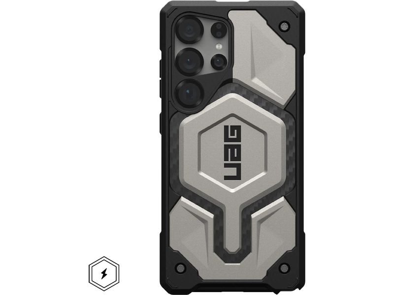UAG Back Cover Monarch Pro Galaxy S25 Ultra Titanium Schutzhülle für das Samsung Galaxy S25 Ultra