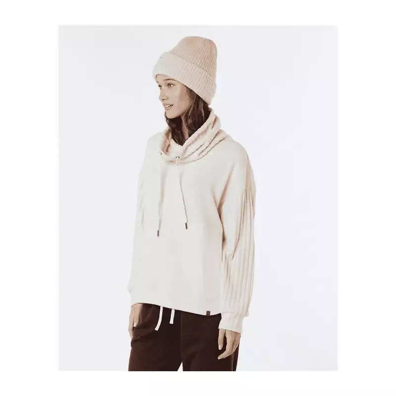 Sweat femme RIPCURL Cosy Roll Neck Ii Ecru Marle