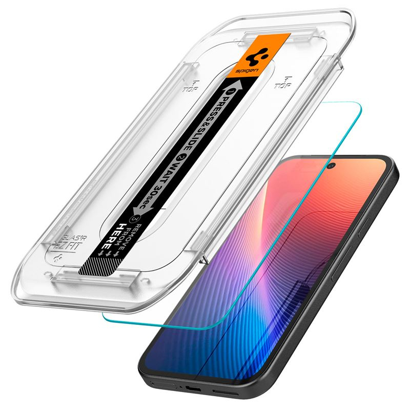 (2er Set) Google Pixel 9a Glass Tr EZ Fit HD Panzer Glas Case Friendly   Montagerahmen (AGL08938)