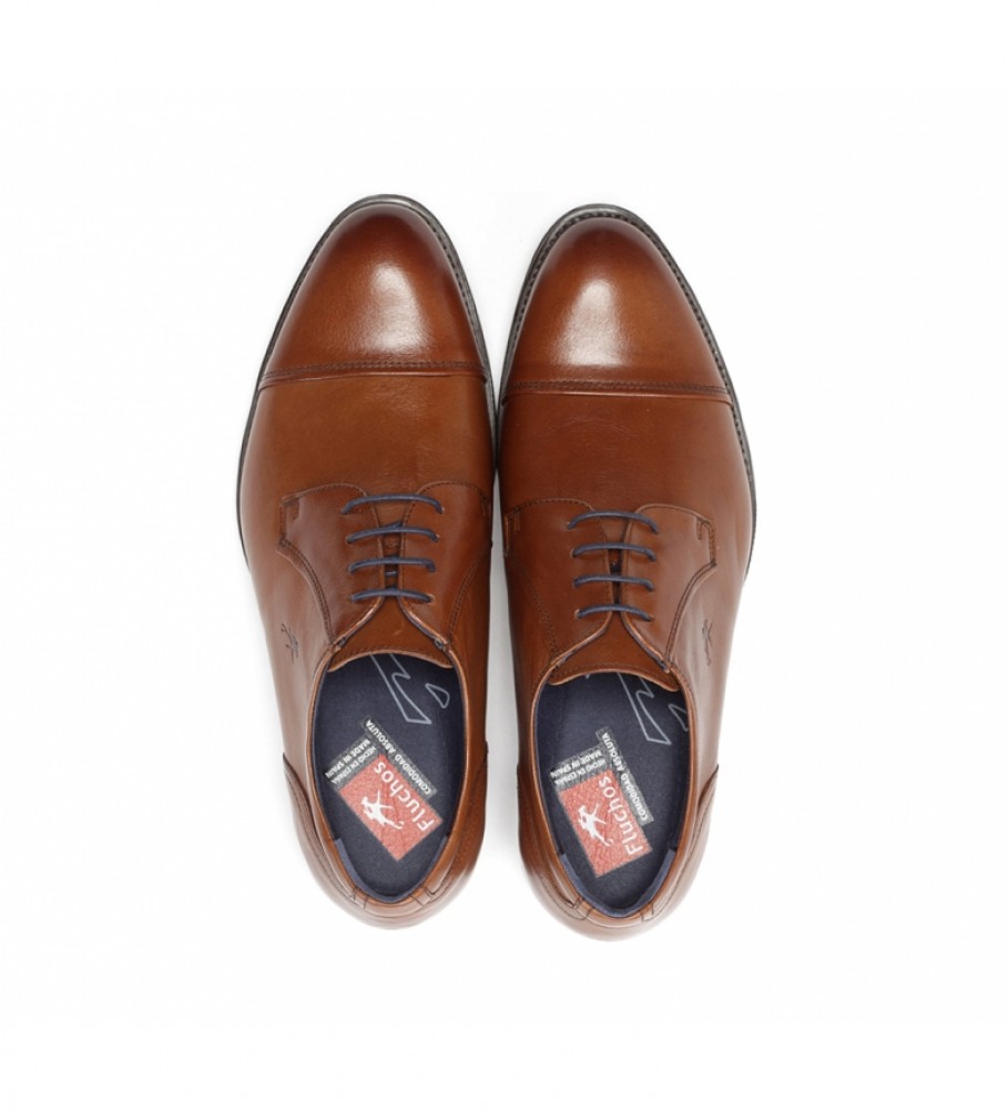 Sapatos de couro Fluchos 8412 Memo Marrom