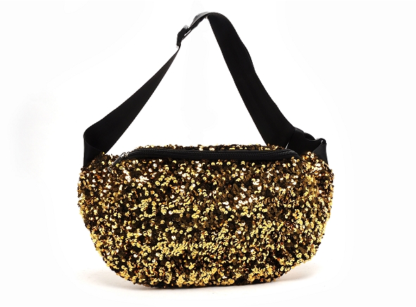 Pieces ville accessoires pcstephania sequins bumbag fc or