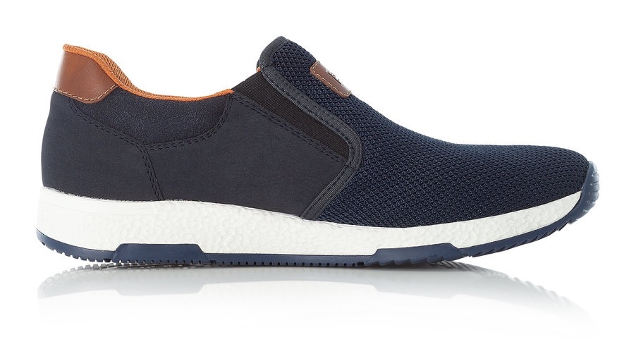 Rieker Slip-On Sneaker  Casual Slipper, Freizeitschuh, Schlupfschuh mit Kontrastnaht