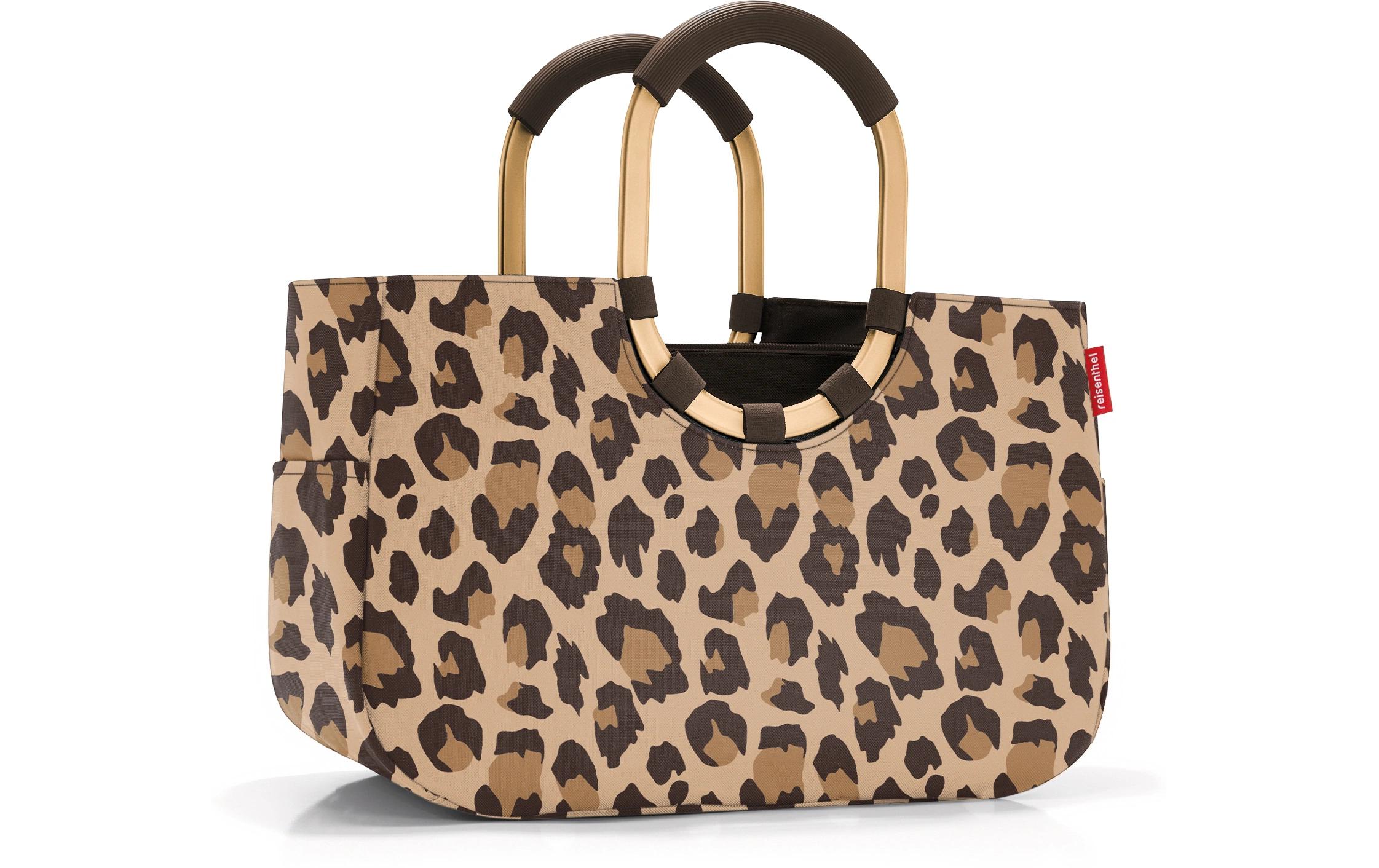 Einkaufskorb loopshopper M Frame Leo macchiatoElegante Einkaufstasche