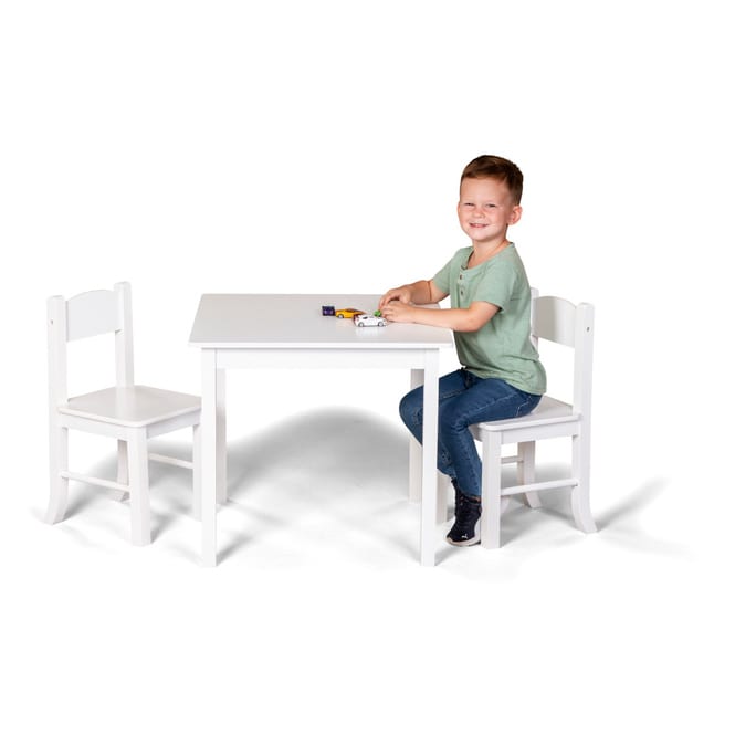 Besttoy - Sitzgruppe aus Holz - Farbe: weiß