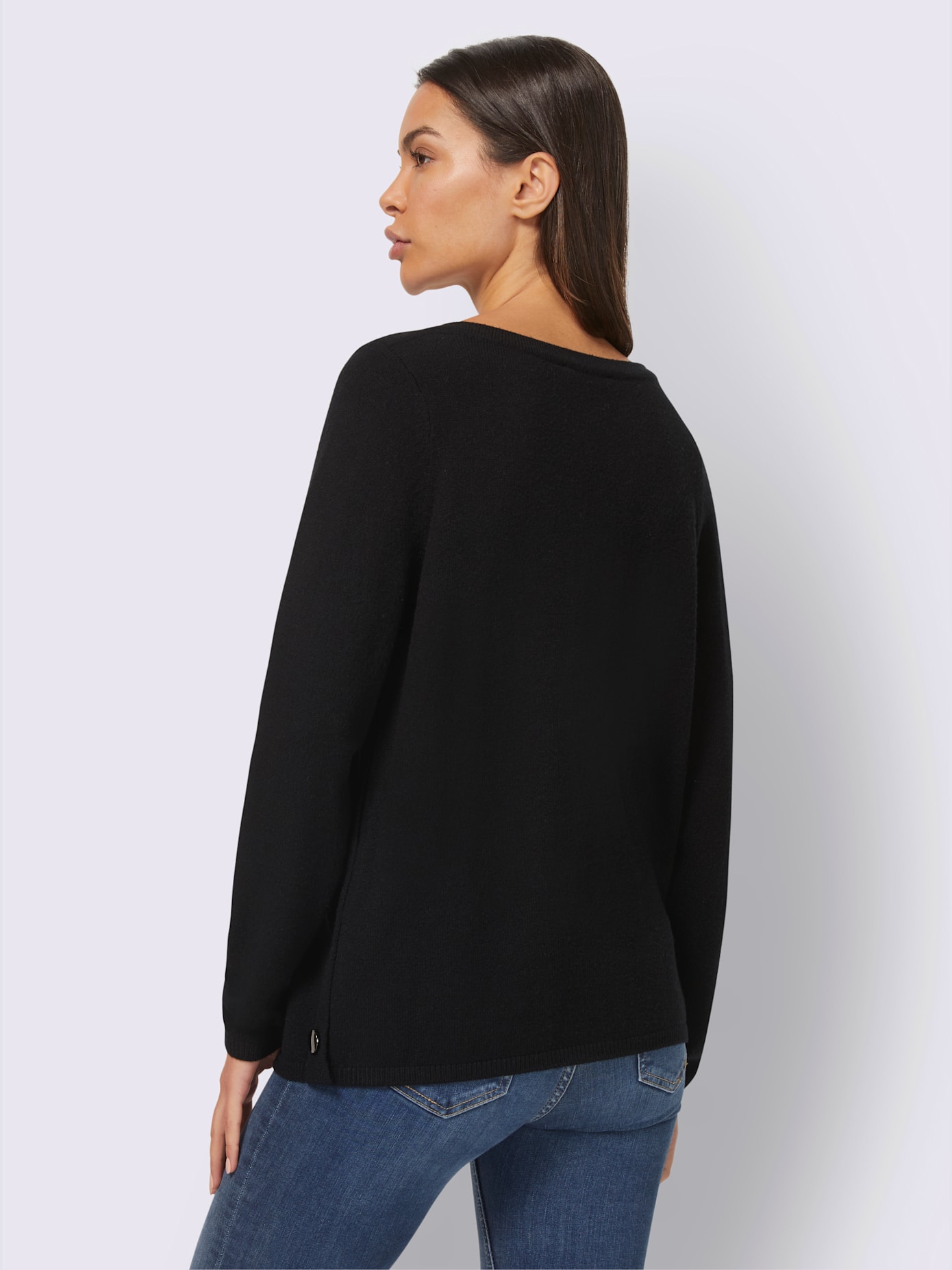 Pull encolure en u discrète