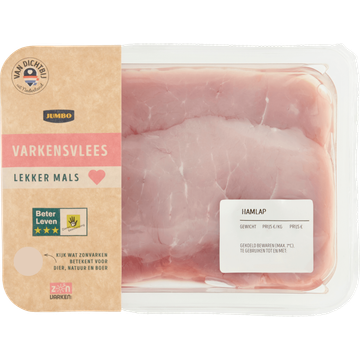 Jumbo Zonvarken Hamlappen 2 Stuks