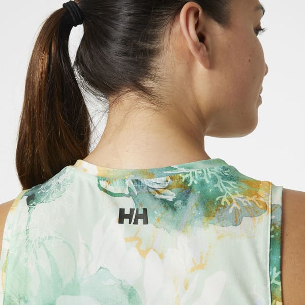 Débardeur trail HELLY HANSEN ROAM LOOSE PRINT TANK W JADE ESRA