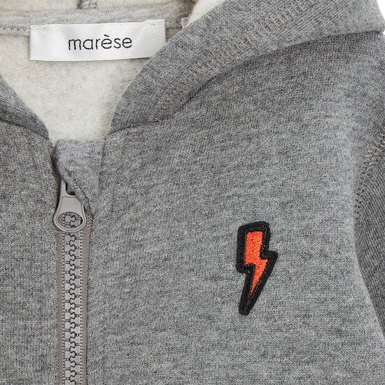 Pop mood Veste + Jogging   gris stone dust        de               Marèse