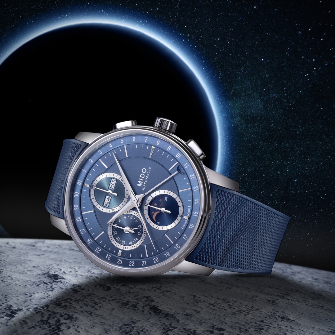 Mido Baroncelli III Automatik Chronograph Moonphase