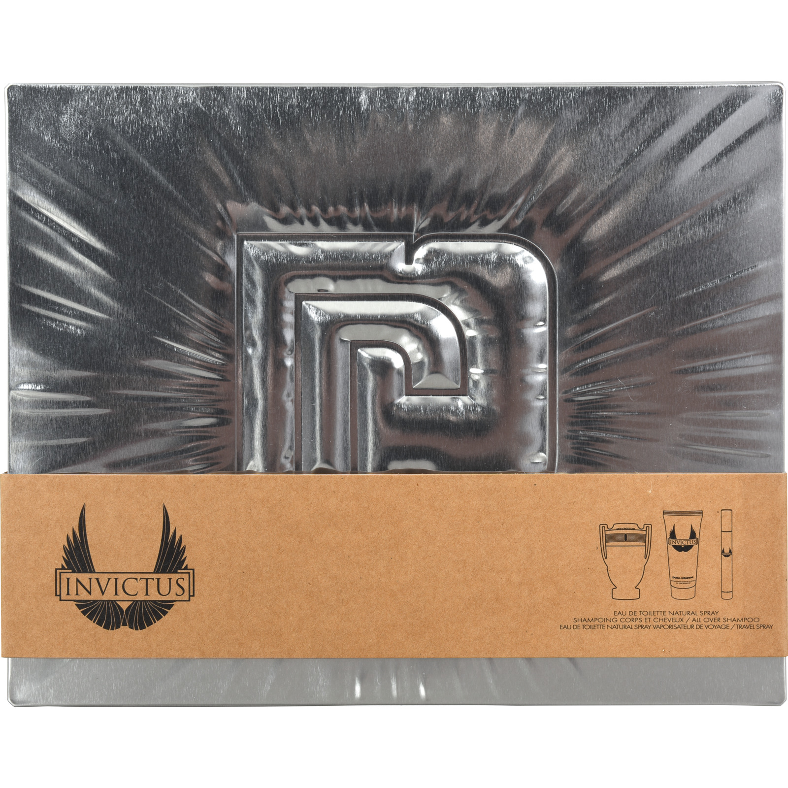 Paco Rabanne Invictus Eau de Toilette Duftset, 3-teilig