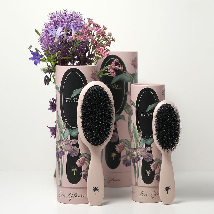 Fan Palm Nylon Brush Eco Glam Large