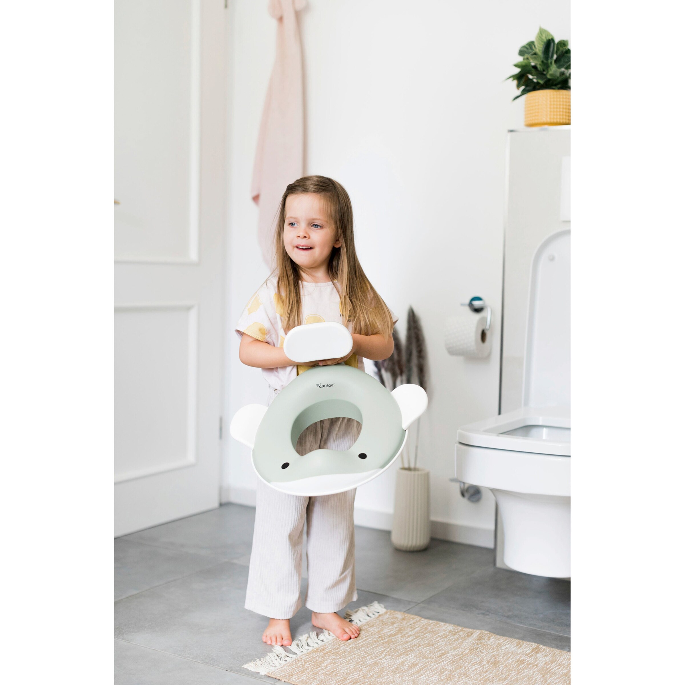 Kindsgut Toilettensitz Wal pistazie