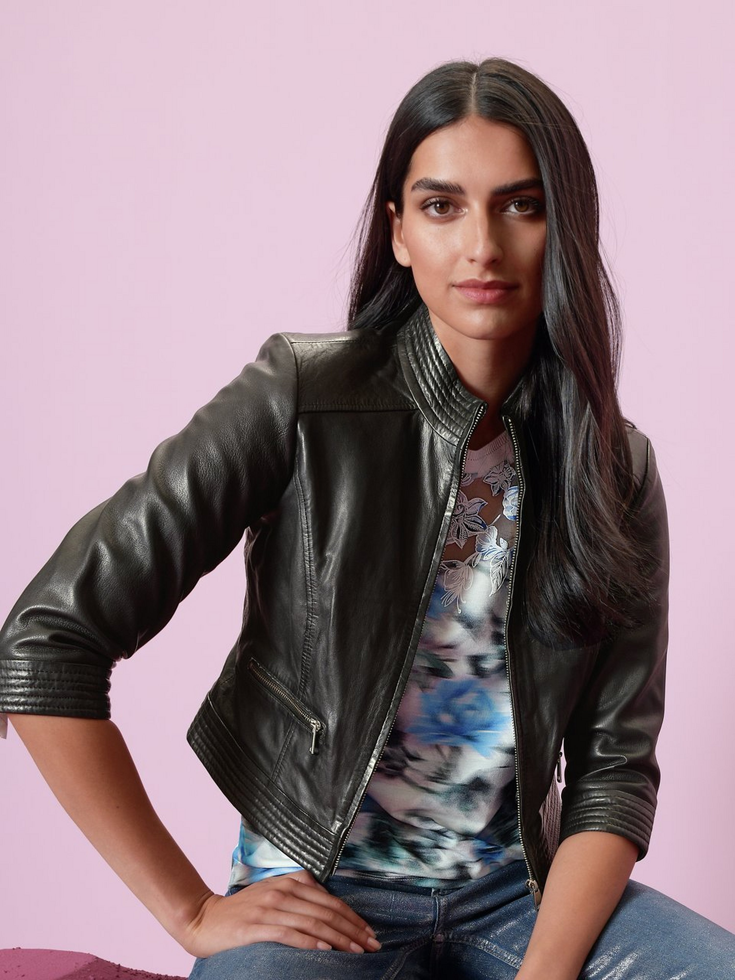 Lederjacke