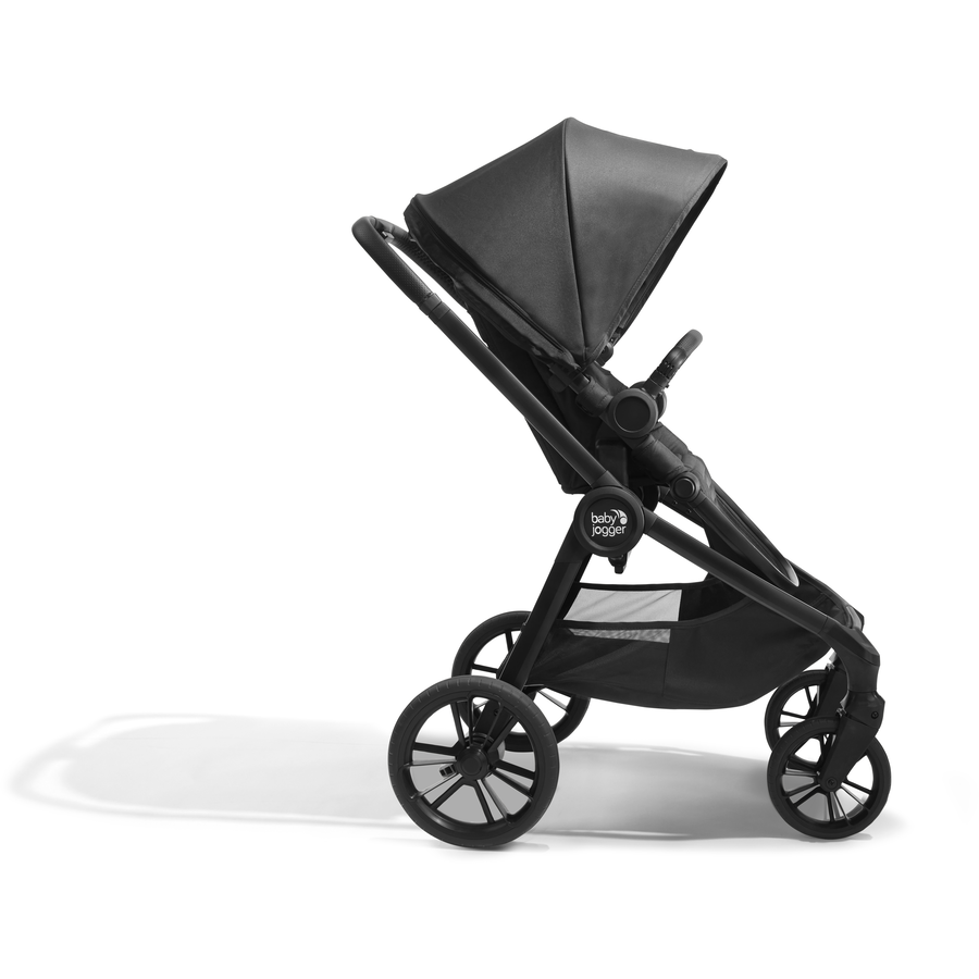 baby jogger Kinderwagen City Sights Rich Black inkl. Babywanne und Wetterschutz