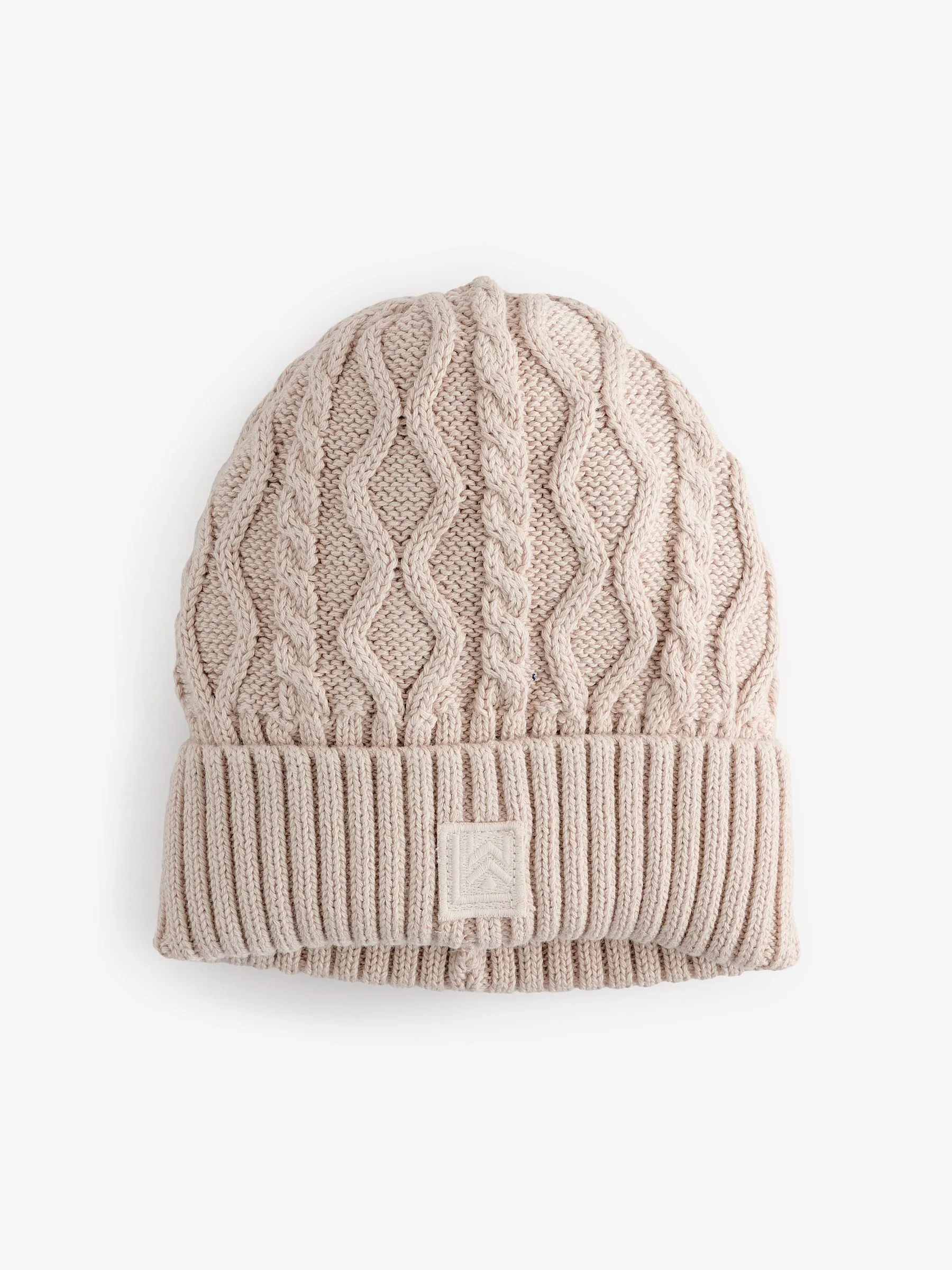 Liewood Crème Ezra kabelgebreide beanie-muts