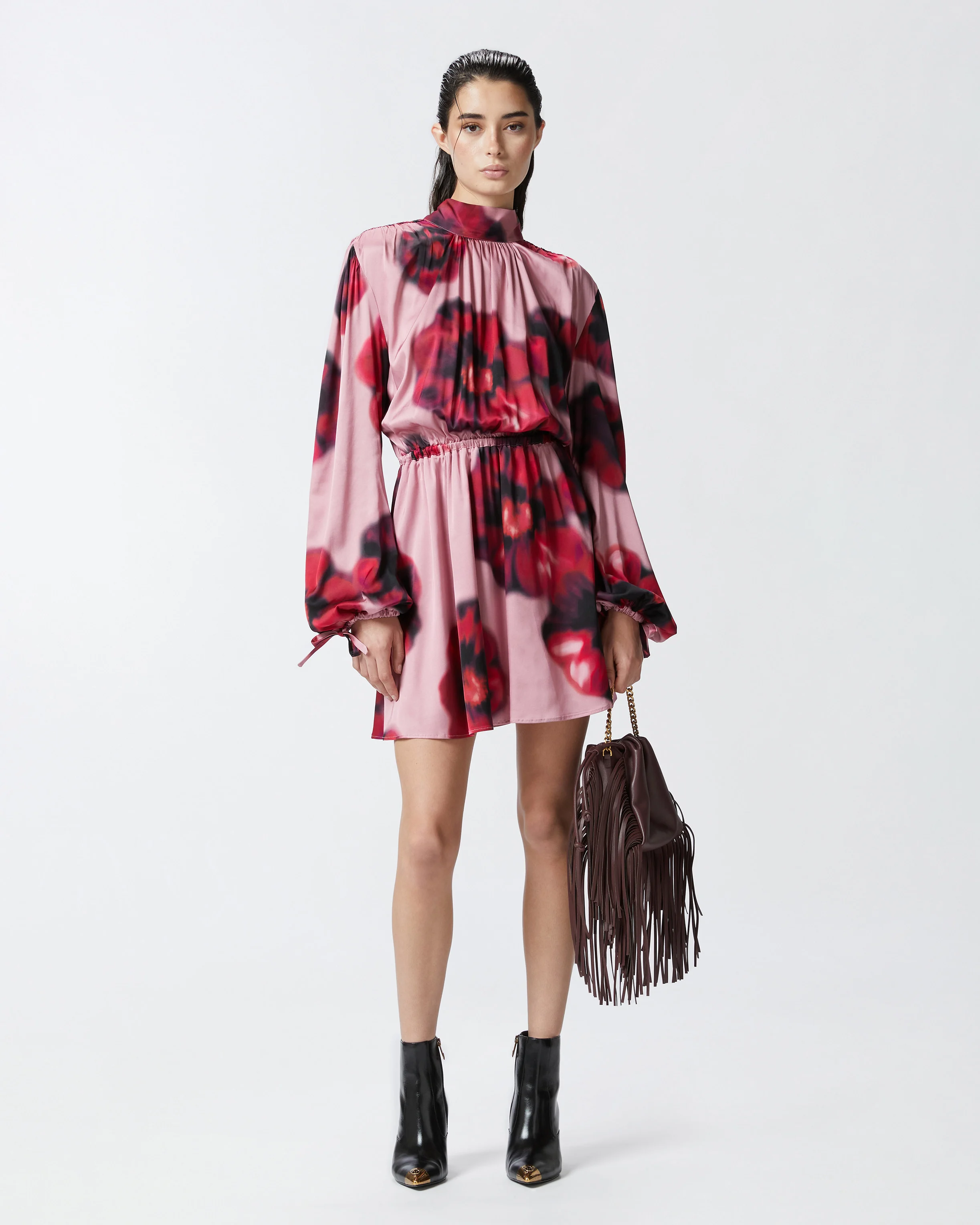 Mini-robe dos nu à imprimé floral | Multicolore