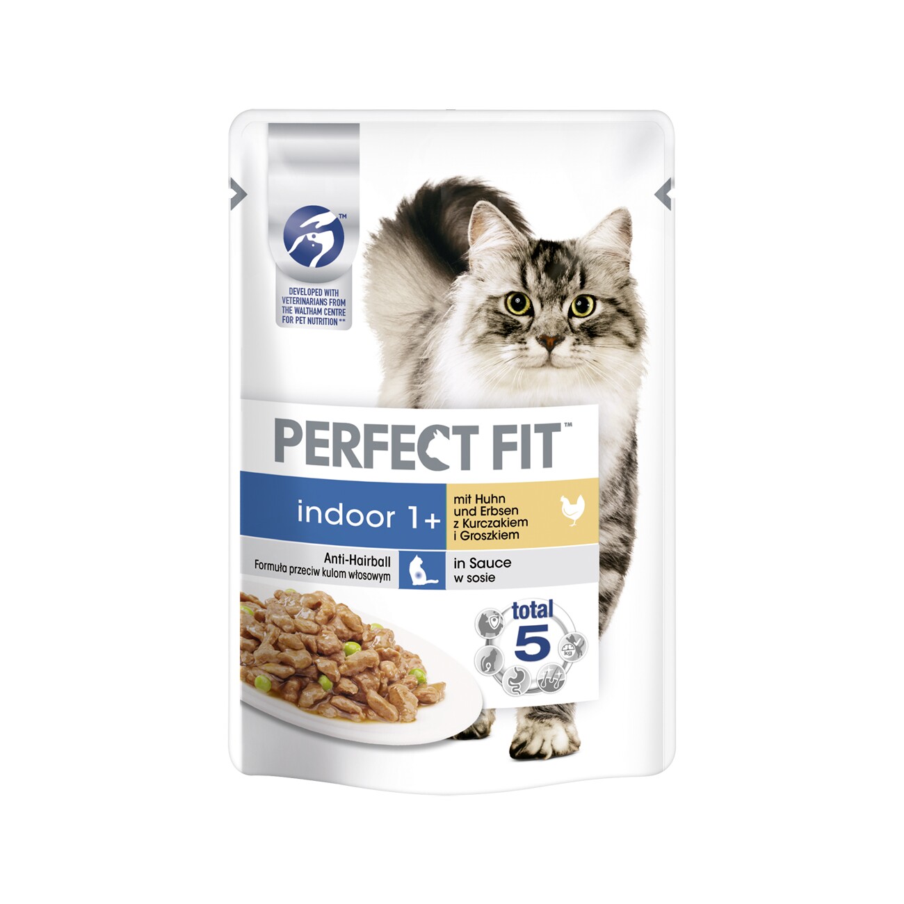 PERFECT FIT Indoor 1+ Huhn 12 x 85 g