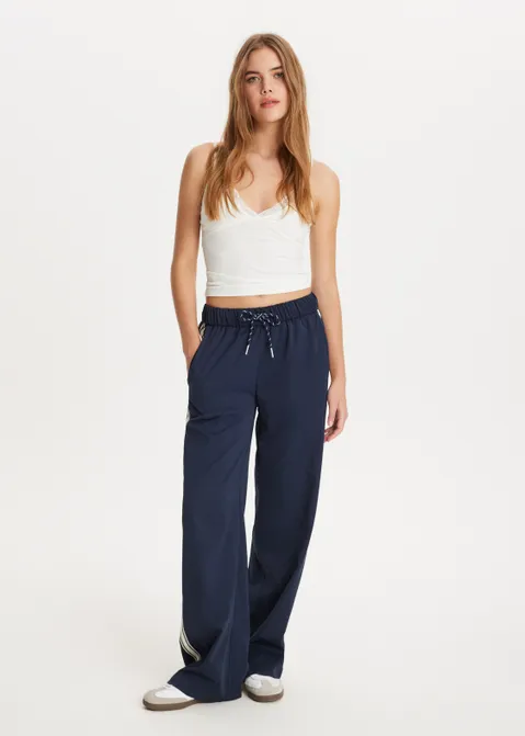 Trackpants met streep blauw (BLW.D)