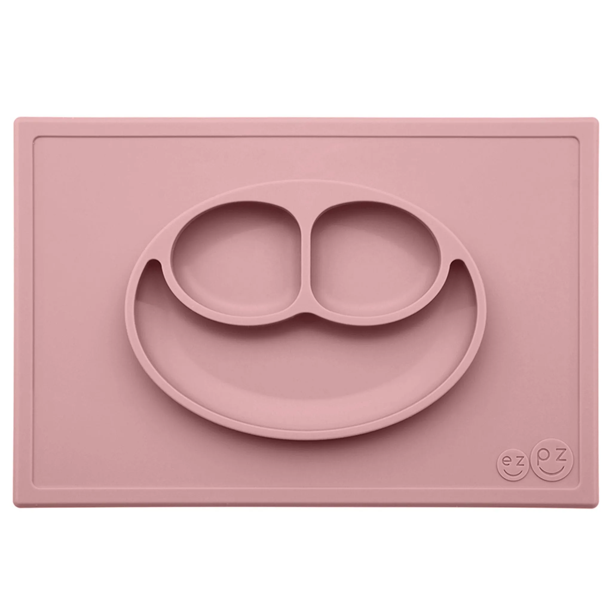 EZ PZ Fun Napperon Assiette Antidérapant Happy Mat - Rose Blush