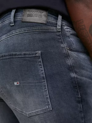 Calça jeans Plus Simon Skinny Fit Lavagem Escura