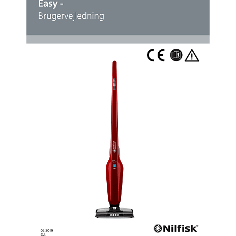 Nilfisk Easy ledningsfri støvsuger 20 V - sort