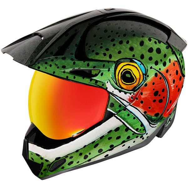 Icon - Casque Variant Pro Bug Chucker™ Vert / Rouge / Noir