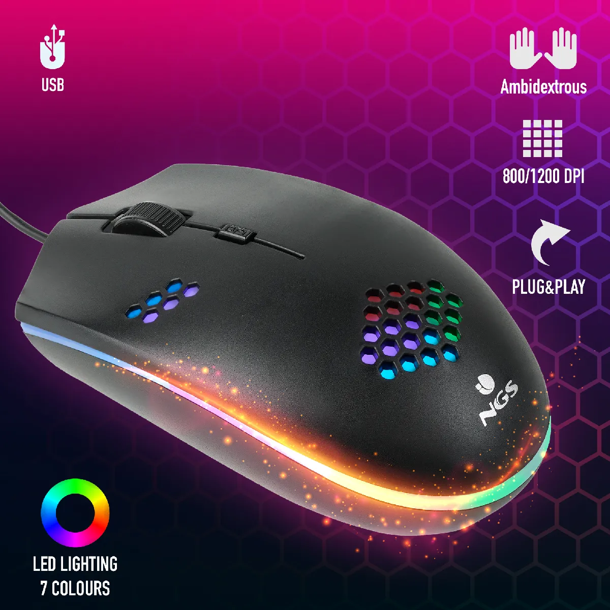 NGS GMX-120 Gaming Mouse