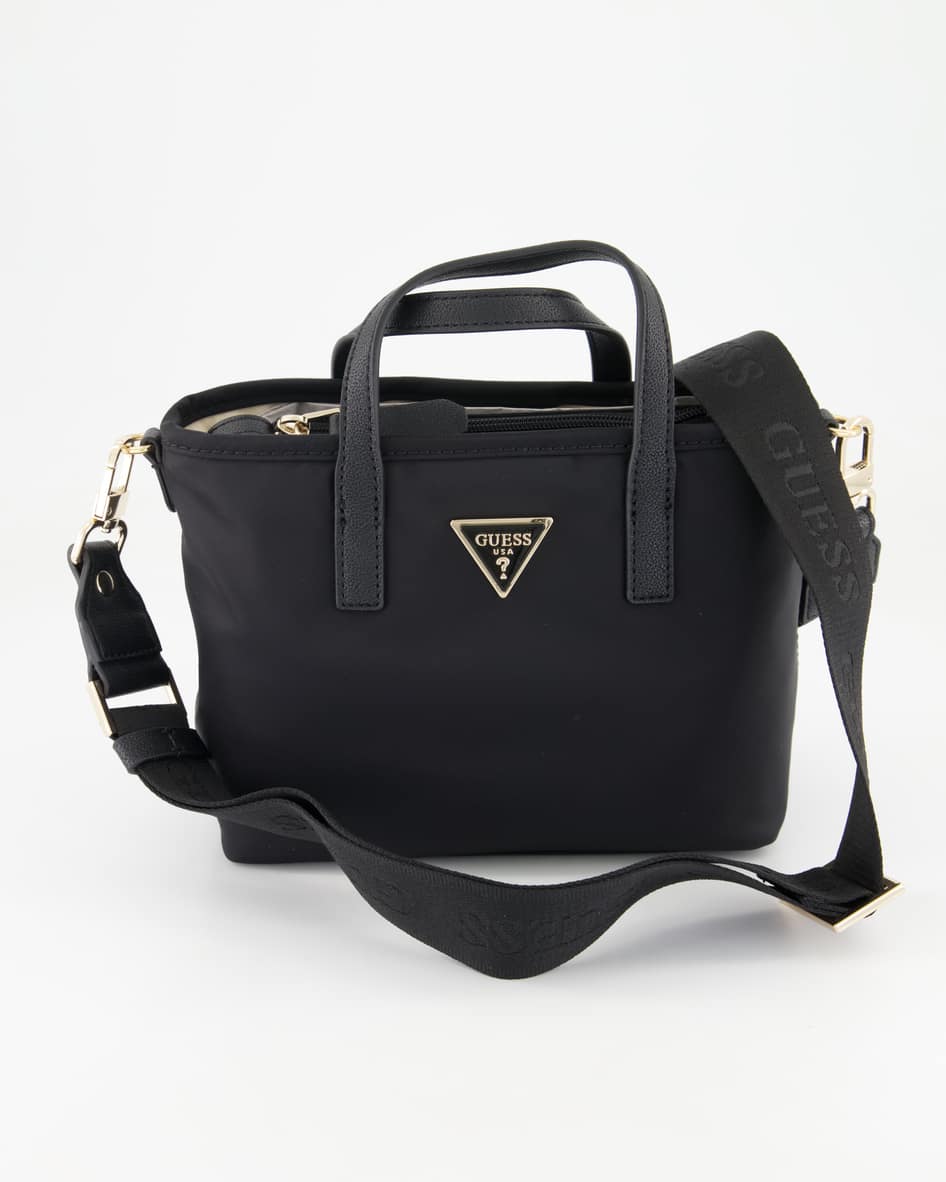 Guess Latona Mini Tote Handtasche in Schwarz