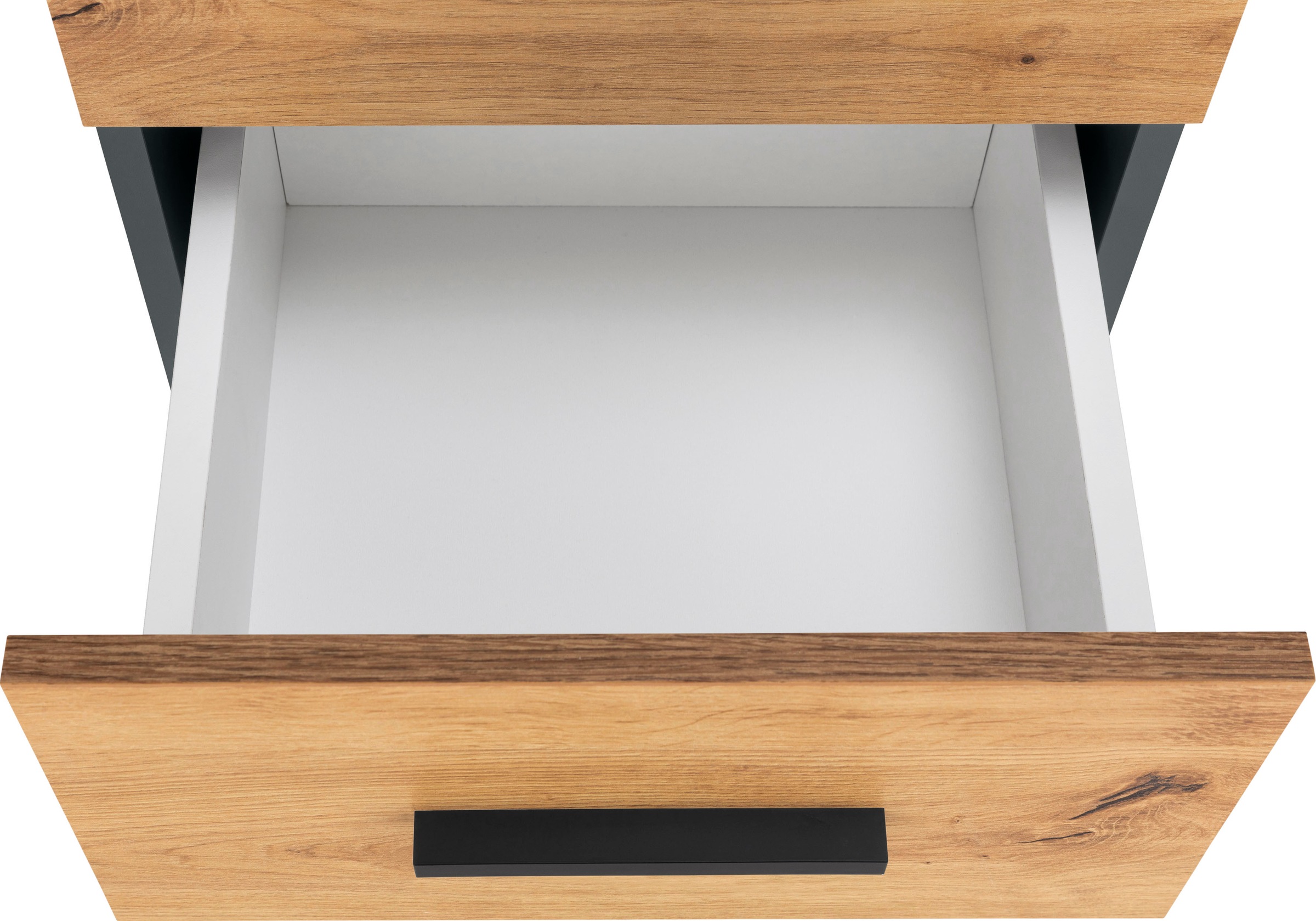 INOSIGN Midischrank »Skara« verstellbarer Einlegeböden hinter jeder Tür, Breite 38 cm, Höhe 130 cm