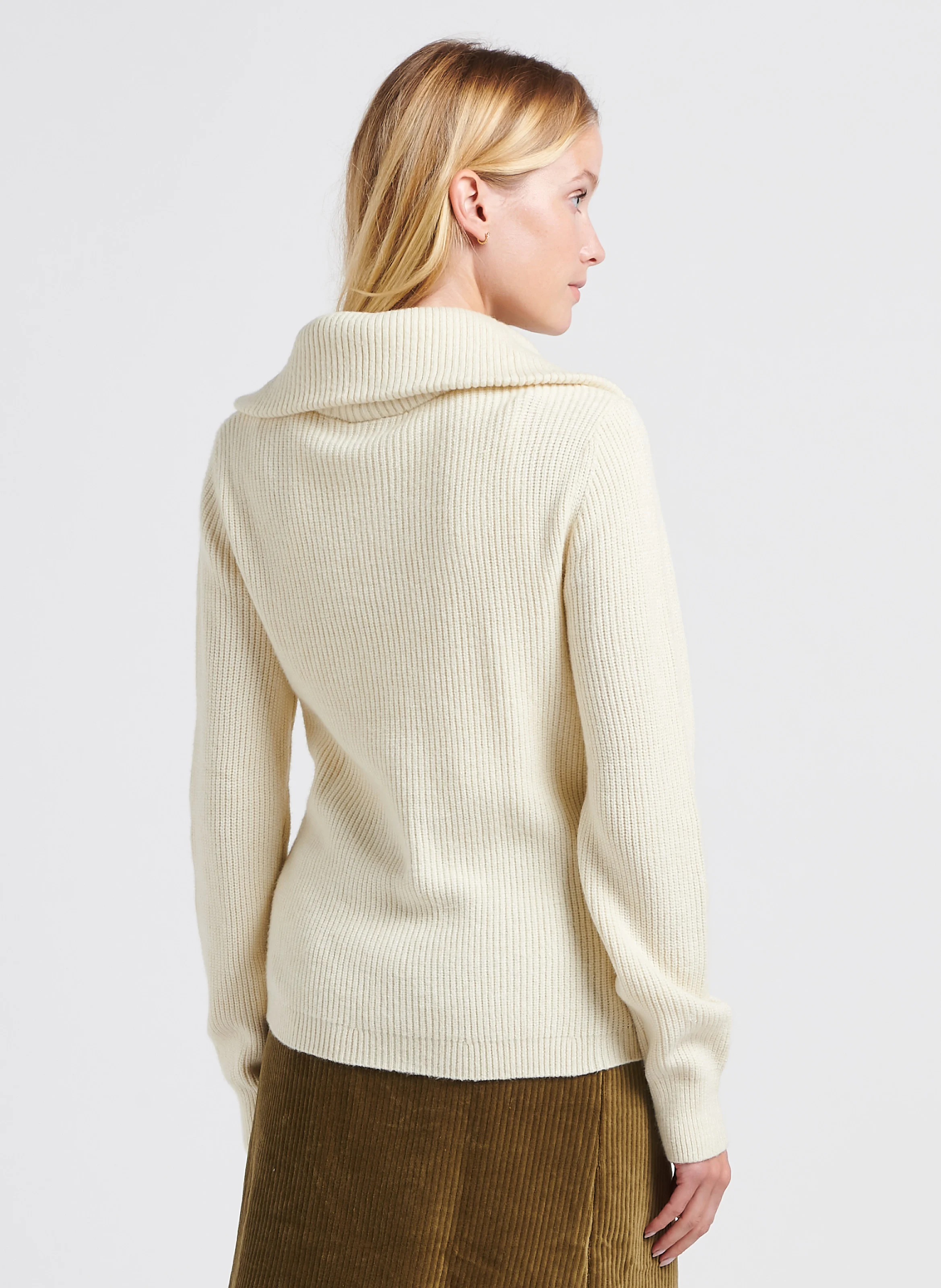 RIL - Pull col roulé| Beige
