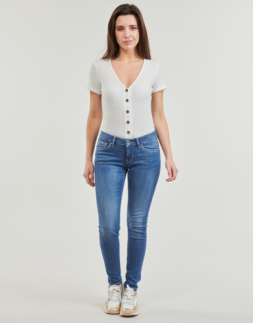 Pepe jeans - SKINNY JEANS LW - Bleu
