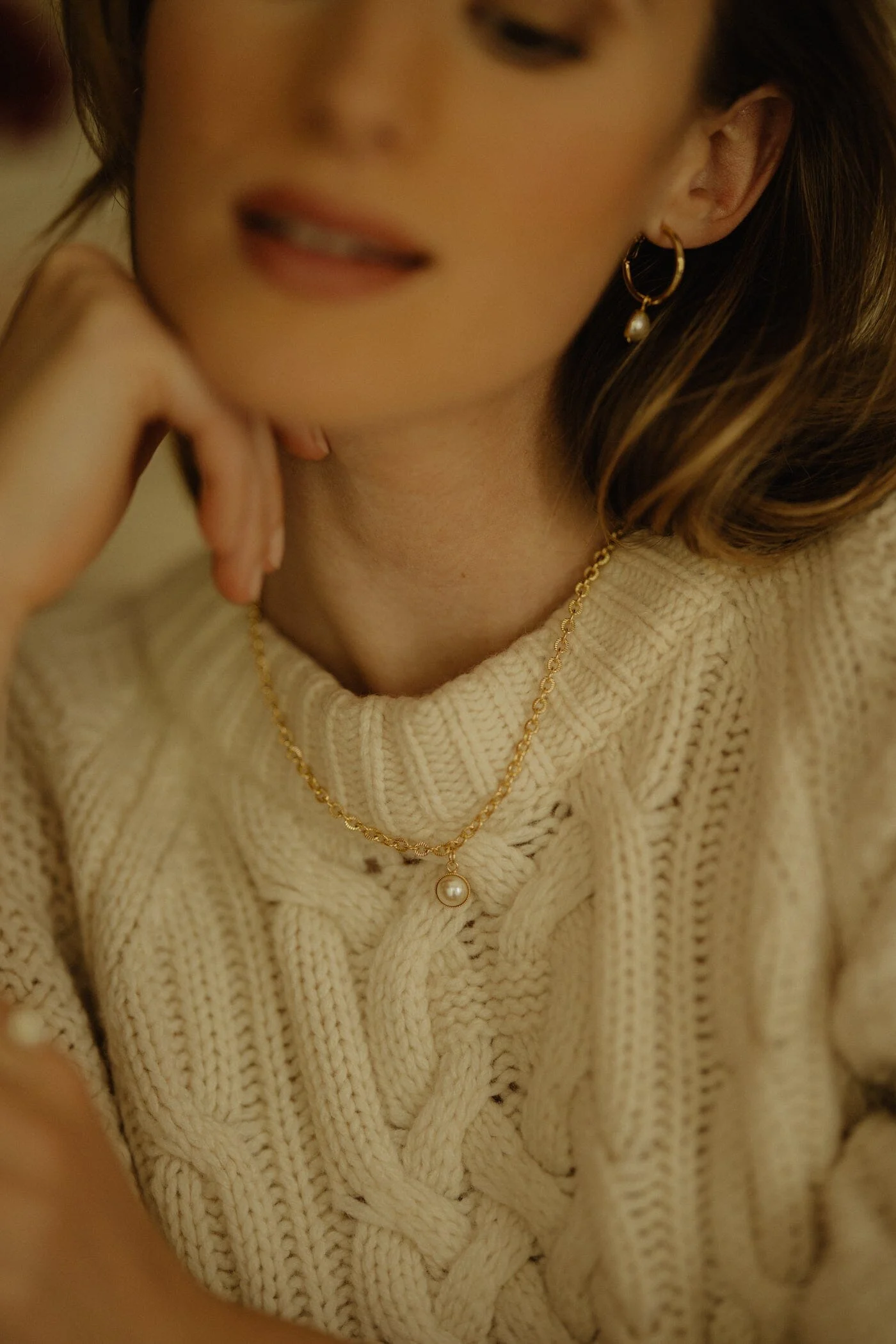 NÉLYA - Collier perle plaqué argent | Argent