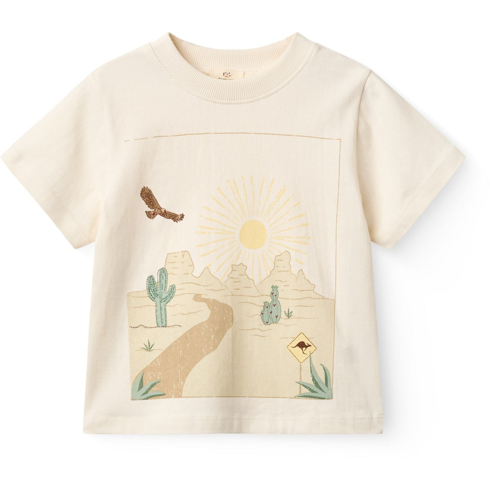 Køb COPENHAGEN COLORS Cream Comb. Boys Ss Tee M/ Landscape Print