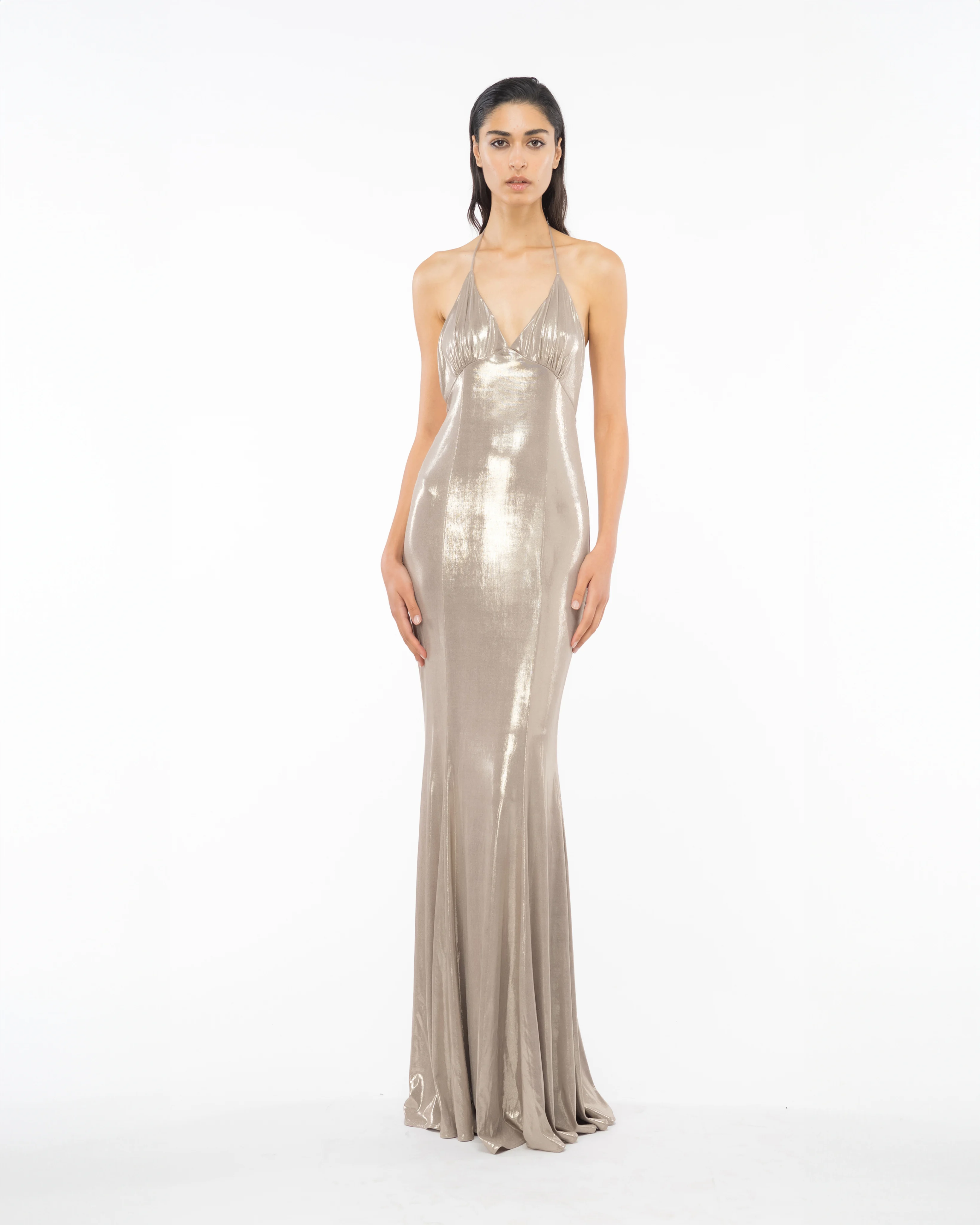 Robe longue | Beige