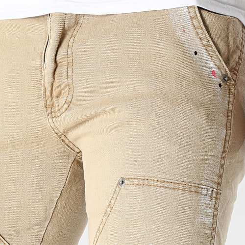 Jean Flare Camel Clair