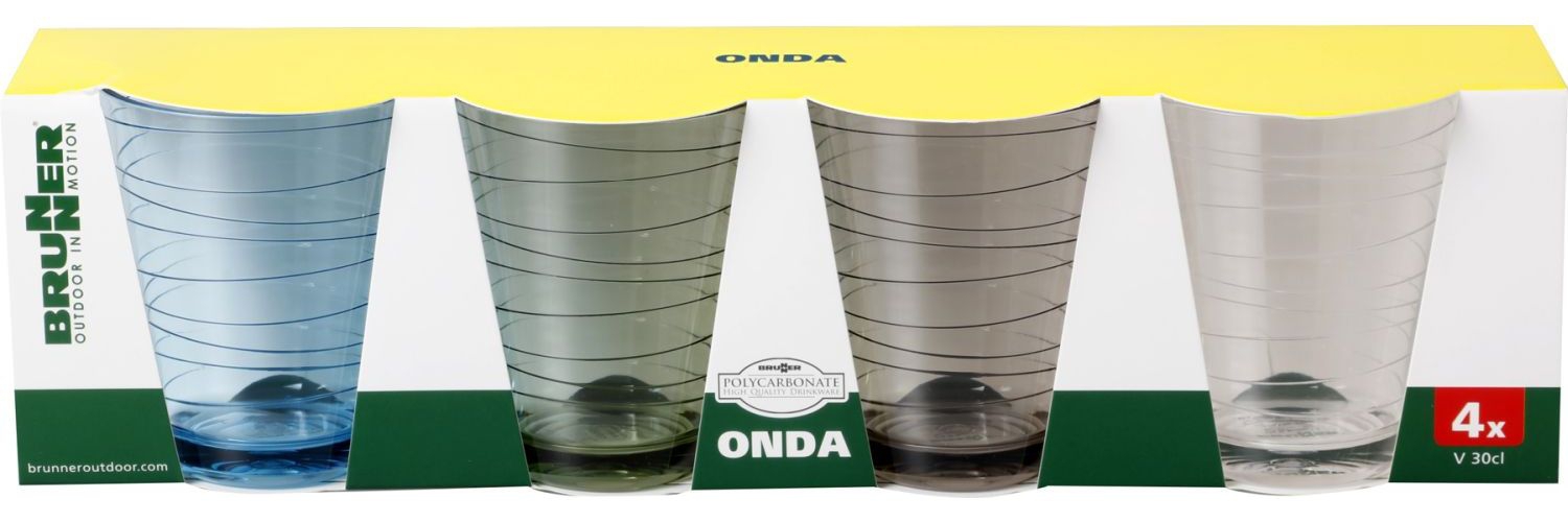 Brunner Onda Trinkglas-Set 4-Stück