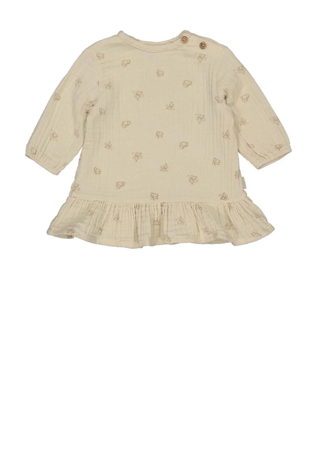 LEVV korte jurk beige