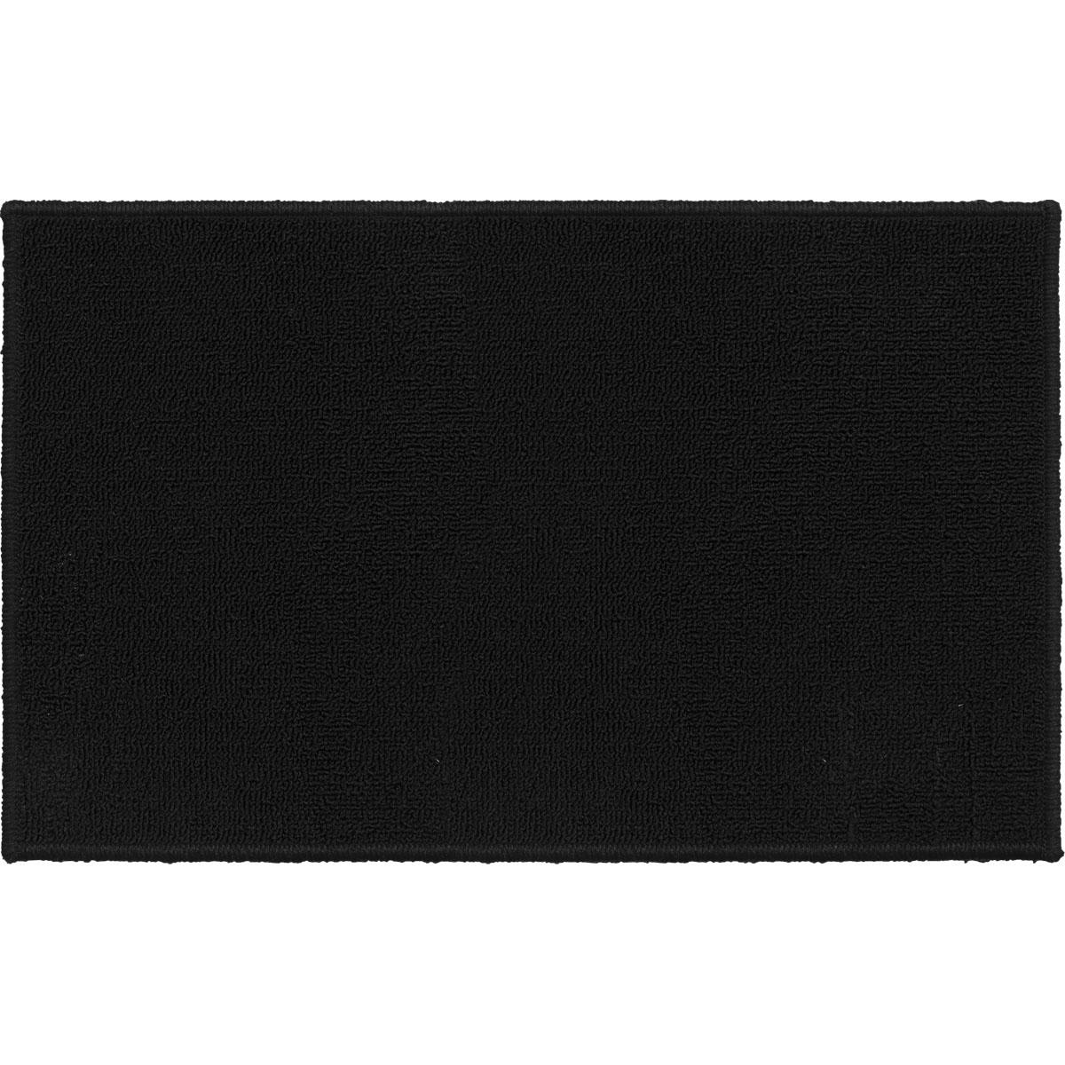TAPIS ANNA 50X80CM NOIR