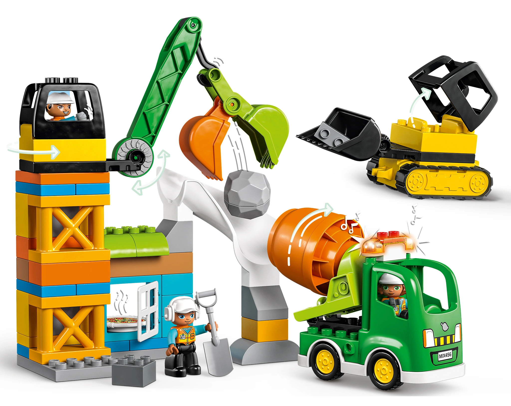 LEGO® DUPLO® 10990 Baustelle mit Baufahrzeugen