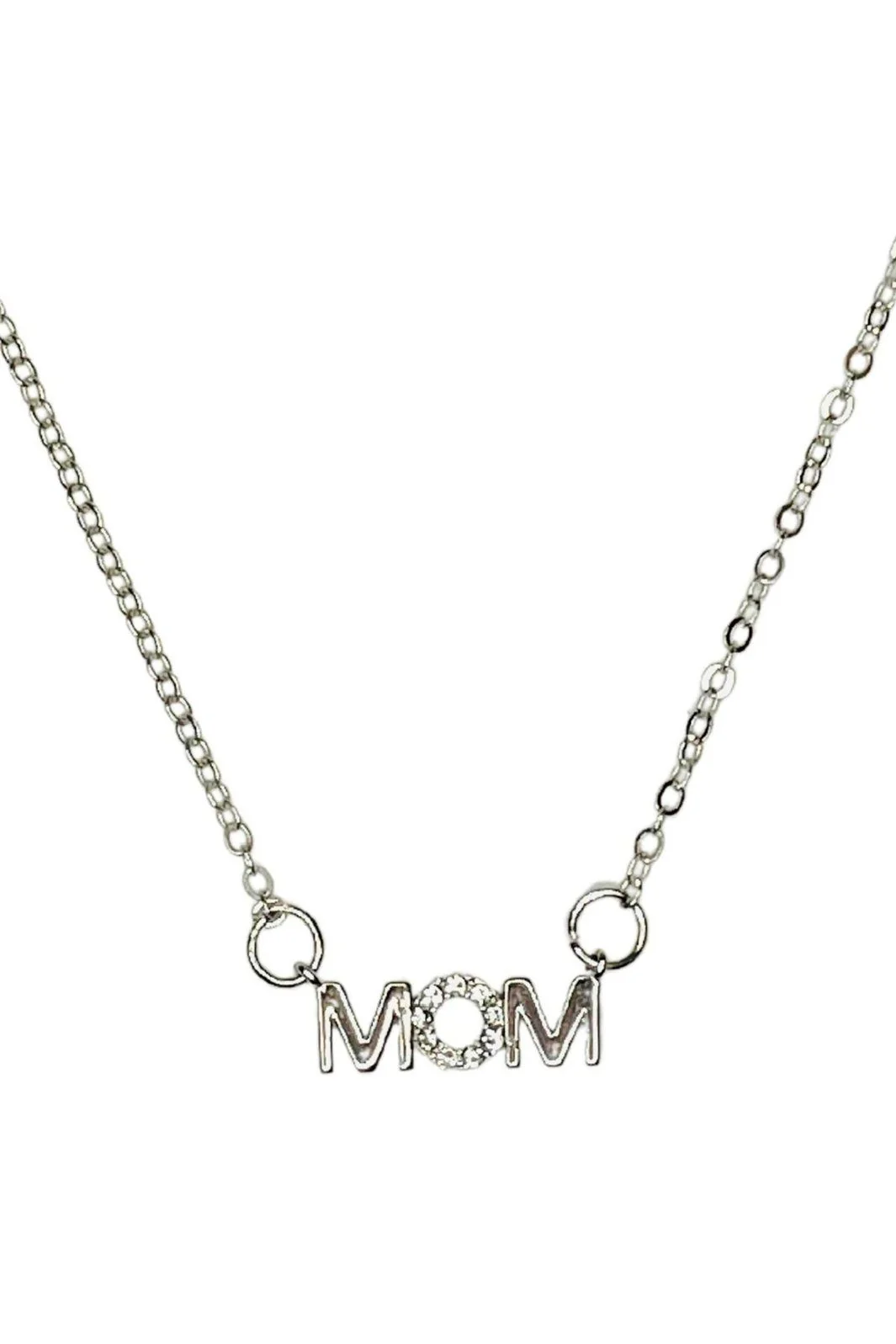 EMM Copenhagen MOM Necklace W. Zirkonia Stone lver