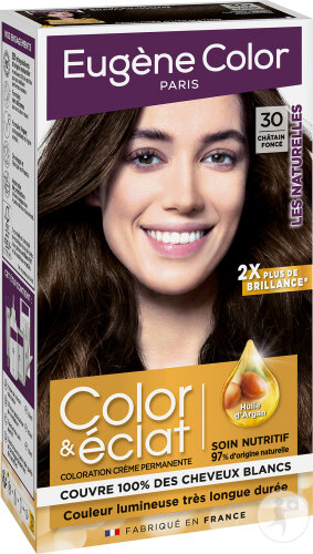 Eugène Color Les Naturelles Color & Eclat 30 Châtain Foncé 1 Kit