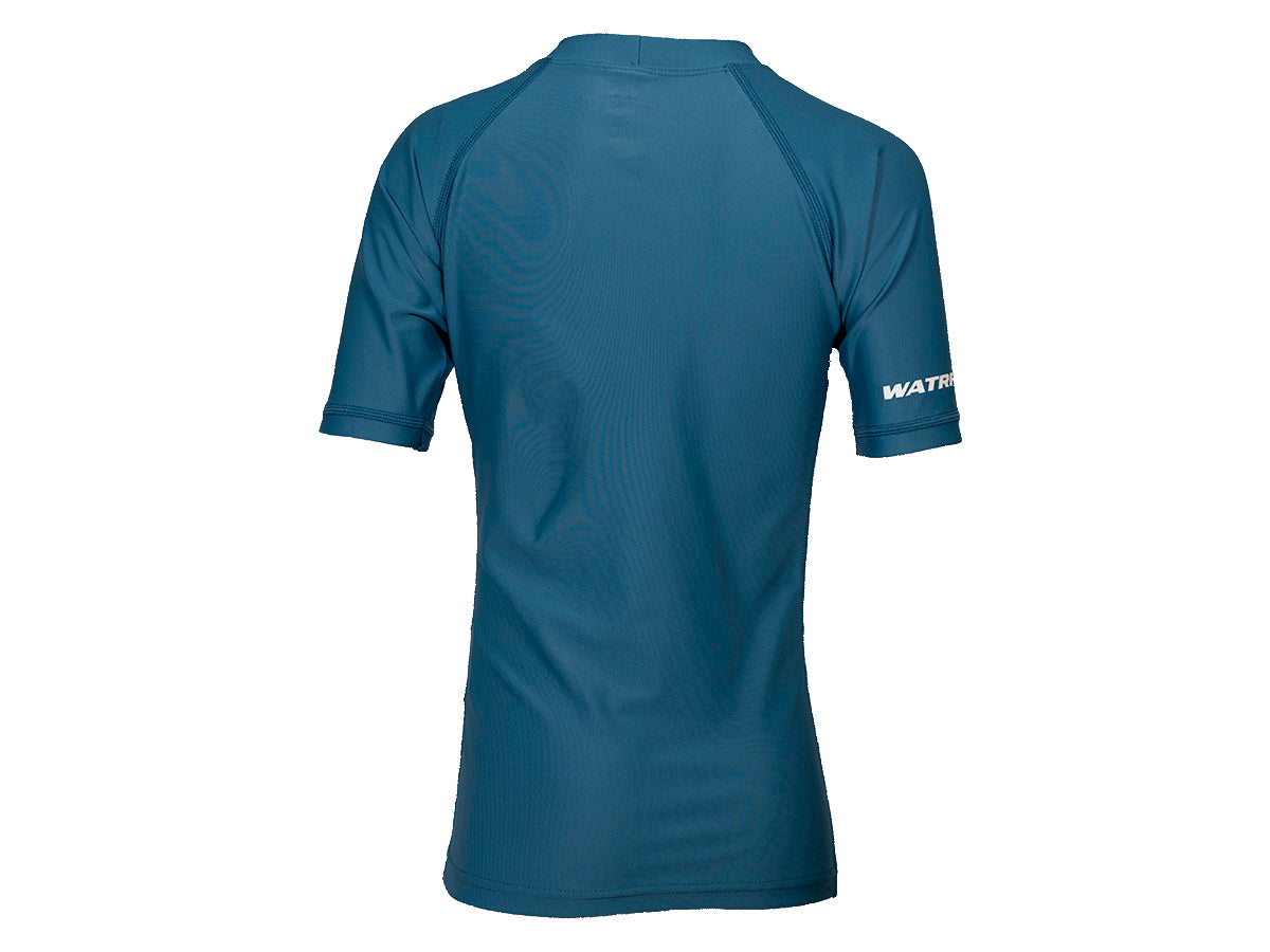 Watrflag Valencia korte mouw UPF 50+ Blue Kids Rashguard